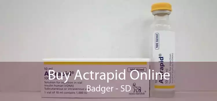 Buy Actrapid Online Badger - SD