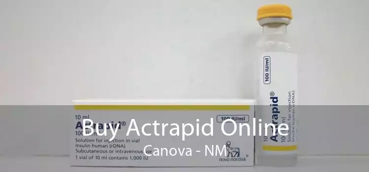 Buy Actrapid Online Canova - NM
